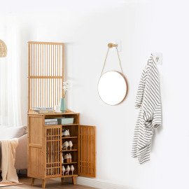 Bộ 4 Móc Gỗ Treo Đồ Dính Tường SHR-4135