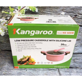 Nồi Áp Suất Cơ 20cm Nhôm Đúc Đáy Từ Chống Dính Kangaroo KG165M