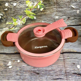 Nồi Áp Suất Cơ 20cm Nhôm Đúc Đáy Từ Chống Dính Kangaroo KG165M