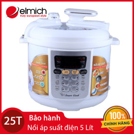 Nối ap suất điện Elmich Smart Cook 5L PCS-0239 hàng chính hãng, bảo hành 25 tháng