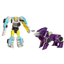 Bộ đôi Robot Transformers biến hình Bumblebee vs Underbite - Robots in Disguise (No Box)