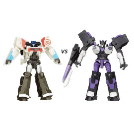 Bộ đôi Robot Transformers biến hình Optimus Prime vs Megatronus - Robots in Disguise (No Box)