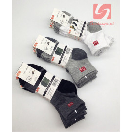 Bộ 5 đôi tất nam cổ trung Uniqlo hàng xuất Nhật