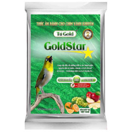 Combo 3 cám chim Gold Star đỗ xanh số 1, 2 và 3 - Gói 100 gram