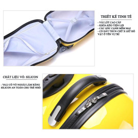 Vali nhựa kéo 17inch Cuties Con ong vàng