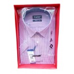 Áo sơ mi Nam Slim fit Việt Tiến ngắn tay (caro đỏ)