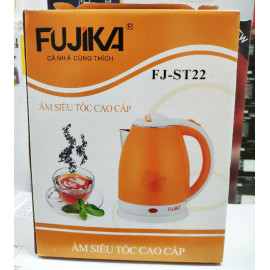 Ấm đun nước siêu tốc Fujika 2 lớp cách nhiệt ruột Inox dung tích 1.8L FJ-ST22 hàng chính hãng, bảo hành 12 tháng