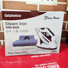 Bàn ủi hơi nước không dây cao cấp Daewoo DWS-8038 công suất 2200W Hàn Quốc - Thanh lý GIÁ RẺ