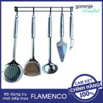 Bộ dụng cụ làm bếp 6 món tay inox Flamenco FSKT03 hàng chính hãng