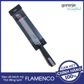 Dao răng cưa cắt bánh mỳ, thịt đông lạnh Inox Flamenco 34cm FSKBS07