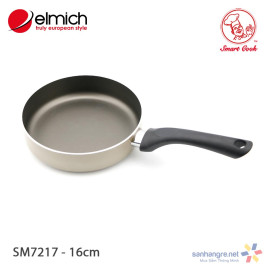 Chảo chống dính Elmich SmartCook 16cm SM7217 dùng bếp từ  màu xám vàng