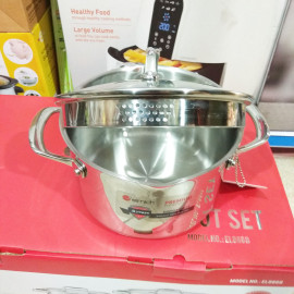 Nồi Inox 304 Elmich Premium 20cm vung kính hàng nhập khẩu chính hãng, bảo hành 5 năm