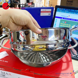 Bộ chảo và xửng hấp đa năng Inox liền khối Elmich Trimax CZ EL-3832 size 28cm