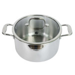 Nồi luộc gà Inox 3 lớp cao cấp đáy liền Emich Tri-max XS EL-3750 size 28cm