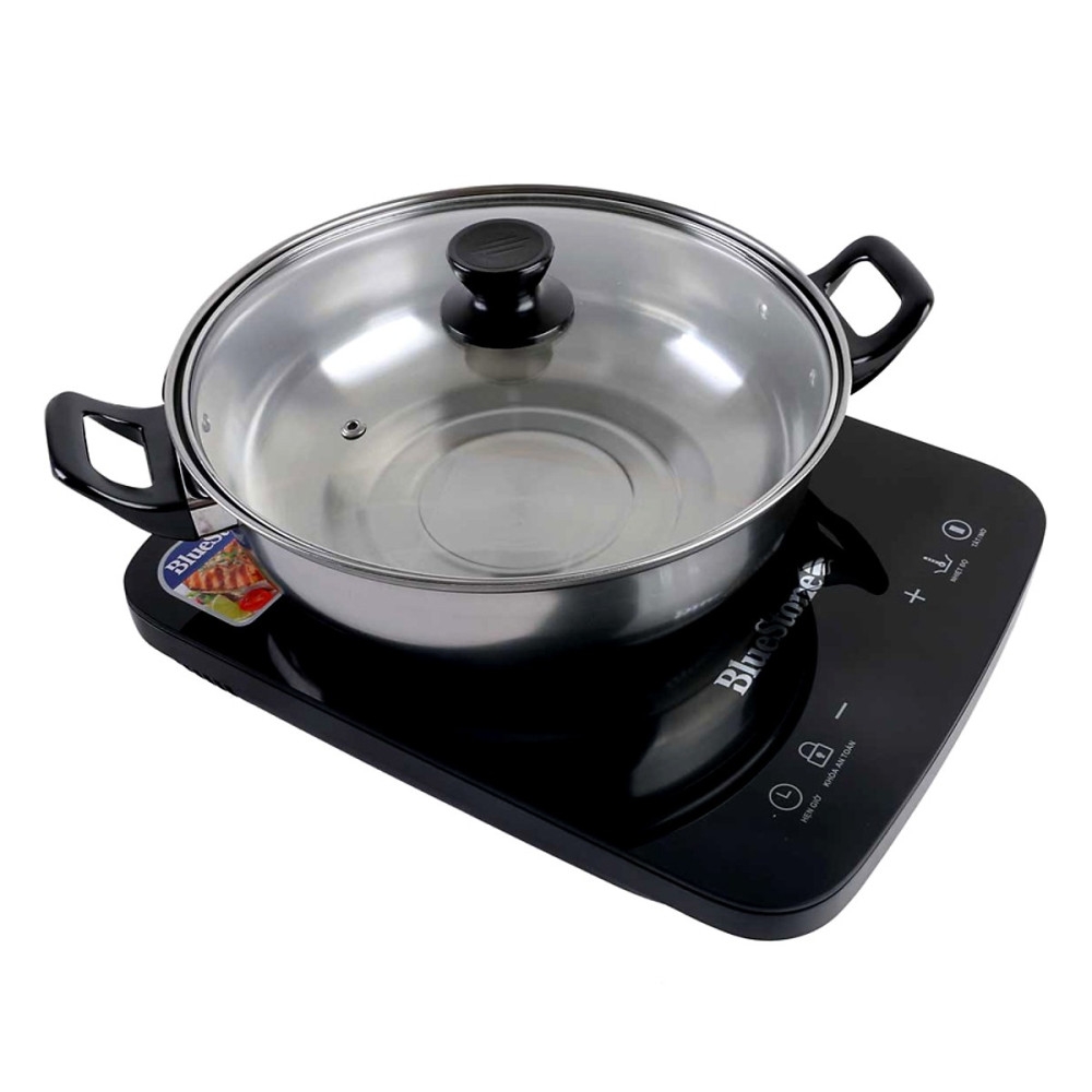 Bếp từ BlueStone ICB-6617 2000W (Đen - Tặng kèm nồi lẩu)