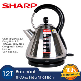 Bình điện đun siêu tốc Sharp EKJ-17VSD-ST dung tích 1.7L bảo hành 12 tháng