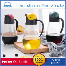 Bình Đựng Dầu Với Nắp Mở Tự Động Pecker Oil Bottle Lock&Lock CKO201 (550ml)