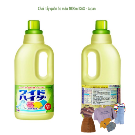 Chai tẩy quần áo màu KAO Japan 1000ml