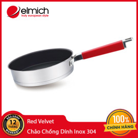Chảo chống dính Inox 304 Elmich Red Velvet đường kính 20cm EL-3249 xuất xứ CH Séc - Hàng chính hãng