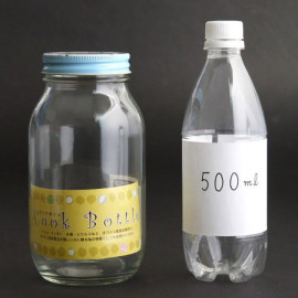 Lọ Thuỷ Tinh Nắp Vặn Nhật Bản Horikoshi Cook Bottle dung tích 900ml L-900N