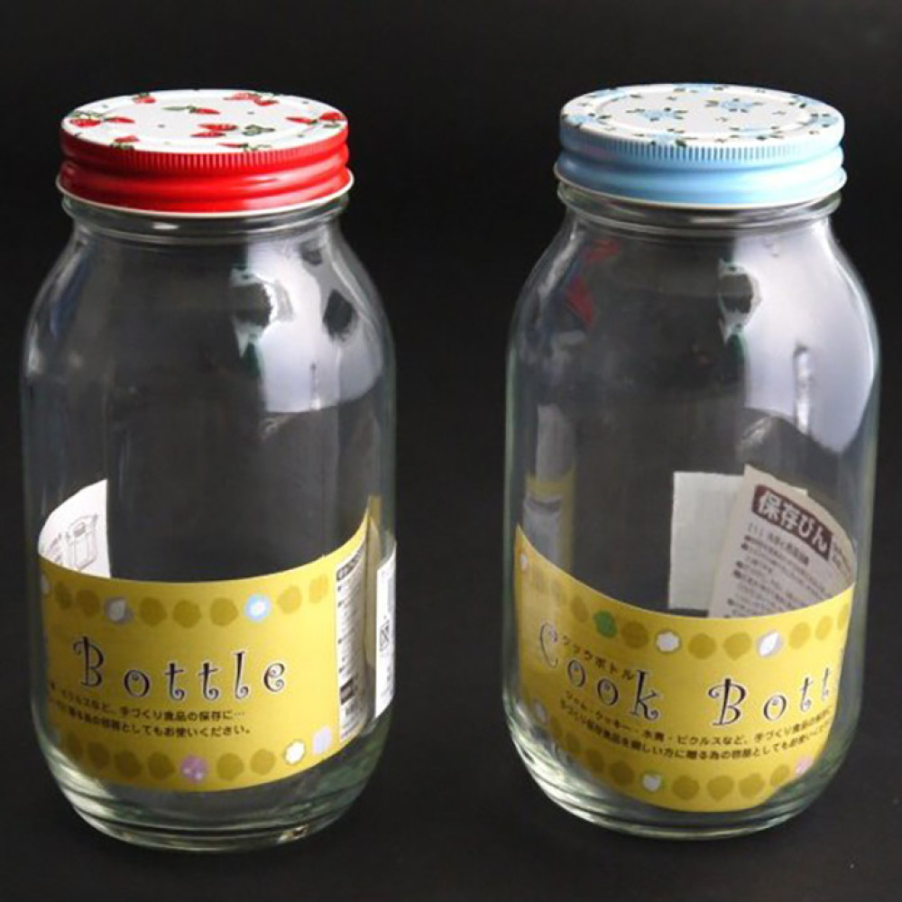 Lọ Thuỷ Tinh Nắp Vặn Nhật Bản Horikoshi Cook Bottle dung tích 900ml L-900N