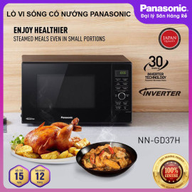 Lò vi sóng có nướng Panasonic Inverter NN-GD37HBYUE công suất 1000W dung tích 23L