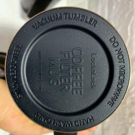 Ly giữ nhiệt pha Cà Phê Lock&Lock Coffee Filter Mug dung tích 580ml LHC4197SLV