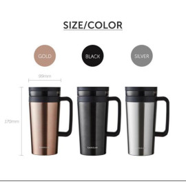 Ly giữ nhiệt pha Cà Phê Lock&Lock Coffee Filter Mug dung tích 580ml LHC4197SLV