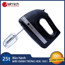 Máy đánh trứng cầm tay 5 tốc độ Elmich HDE-1851 hàng chính hãng bảo hành 25 tháng