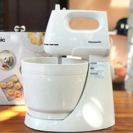 Máy đánh trứng, khuấy bột kèm tô Panasonic MK-GB3WRA - Hàng chính hãng, bảo hành 12 tháng