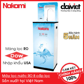 Máy lọc nước RO Nakami NKW-00008A chính hãng, bảo hành 5 năm (8 cấp)