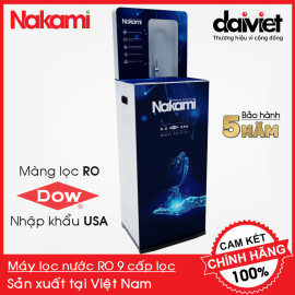 Máy lọc nước RO Nakami NKW-00009A chính hãng, bảo hành 60 tháng (9 cấp)