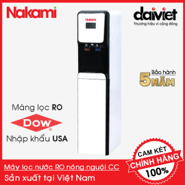 Máy lọc nước RO nóng nguội cao cấp Nakami NKW-40306B chính hãn, bảo hành 5 năm