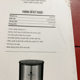 Máy pha cafe Elmich 1.5L 870W KM Samsung EL3511