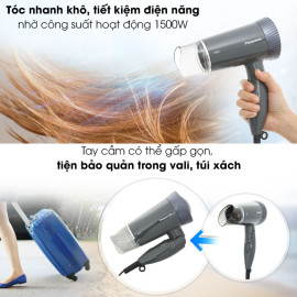 Máy sấy tóc siêu êm cao cấp Panasonic EH-ND57PH645 độ ồn 55dB bảo hành 12 tháng