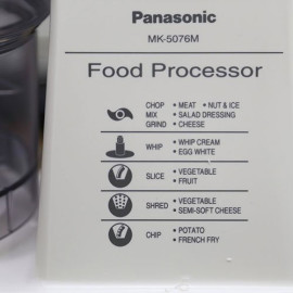Máy xay đa năng chế biến thực phẩm Panasonic MK-5076MWRA dung tích 1L sản xuất Malaysia