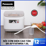 Nồi cơm điện cao tần Panasonic SR-AFY181WRA dung tích 1.8 lít sản xuất Nhật Bản - Bảo hành 12 tháng