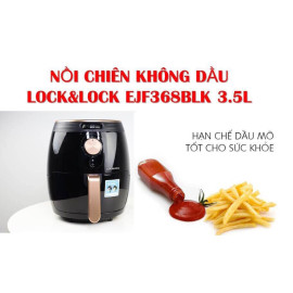 Nồi chiên không dầu Lock&Lock 3.5 lít EJF368BLK - Hàng chính hãng BH 12 tháng