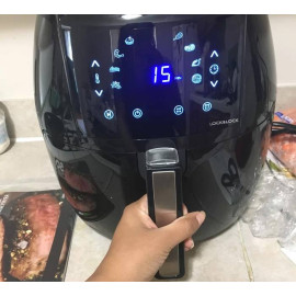 Nồi chiên không dầu điện tử 5.5 lít Lock&Lock EJF386 bảo hành 12 tháng