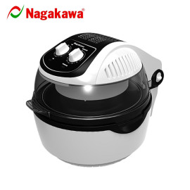 Nồi chiên không dầu đa năng xoay 360 độ Nagakawa NAG3302 dung tích 9 lít bảo hành 12 tháng