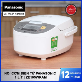 Nồi Cơm Điện Tử Panasonic dung tích 1 Lít ZE105WRAM sản xuất Malaysia bảo hành 12 tháng