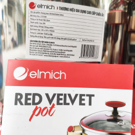 Nồi Inox 304 cao cấp Red Velvet Elmich 24cm 2355270 dung tích 5.5L xuất xứ CH Séc