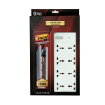 Ổ Cắm Điện Tiếp Địa Chống Rò Điện Cao Cấp Calibra 8 Lỗ Cắm CSU-8K1A Bảo hành 10 năm