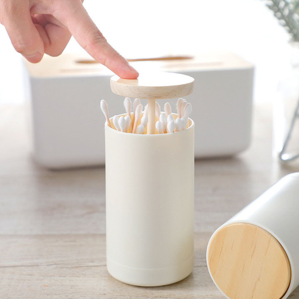 Ống đựng tăm ấn bật thông minh xuất Nhật SHR4116