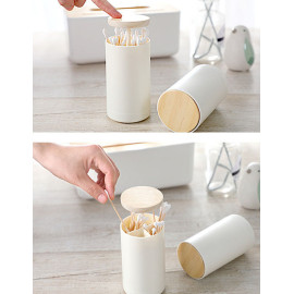 Ống đựng tăm ấn bật thông minh xuất Nhật SHR4116