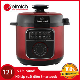 Nồi áp suất điện 5 lít Elmich Smart Cook Pressure Cooker PCS-1801 900W bảo hành 12 tháng
