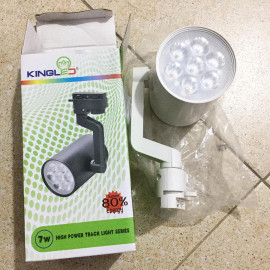 Đèn Led rọi ray Kingled 7W DTL-7 tiết kiệm điện vỏ trắng chính hãng, bảo hành 2 năm