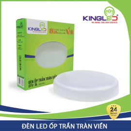 Đèn ốp trần Led tràn viền Kingled OTV 16W hàng chính hãng, bảo hành 24 tháng