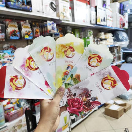 Bộ 10 phong bao lì xì Tết Nguyên Đán Việt Nam mẫu Hoa Sen