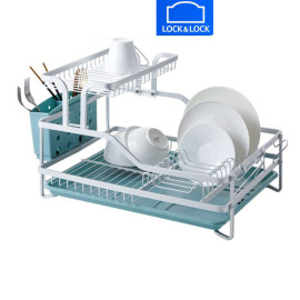 Kệ úp bát đĩa 2 tầng Lock&Lock LDR204 - Hàng chính hãng